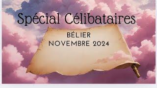 Belier  Spécial célibataire  Novembre 2024~Un cadeau du Ciel, c'est certainement lui..