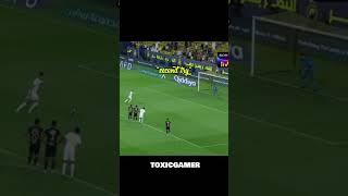 Ronaldo doesn't miss second #football #alnassar