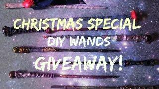 CHRISTMAS HOLIDAY SPECIAL: DIY Harry Potter WANDS!?