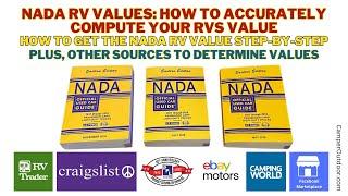 NADA RV Values: How to Accurately Compute Your Used RV Values