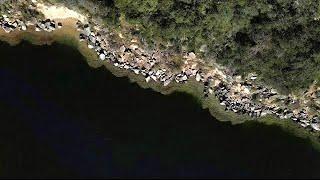 Diving for treasure in Canyon Lake TX