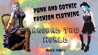 Punk and Gothic Fashion Clothes in the World for Women - Black Temple