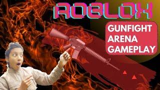 roblox gunfight arena gameplay | super popo game saad