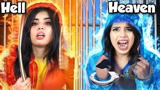 Extreme HOT V/S COLD Jail Challenge!