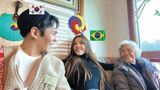 Introducing My Brazilian Girlfriend to My Korean Grandma - Her Reaction Will Surprise You!