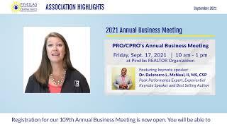 PRO/CPRO Association Highlights - September 2021