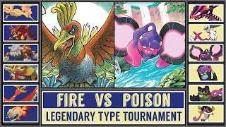 FIRE vs POISON | Legendary Pokémon Type Tournament [Battle #4]