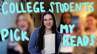 College Students Pick the Books I Read