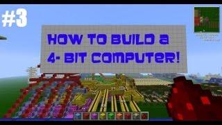 Minecraft: How To Build A 4-Bit Computer - Part 3 - ALU II [Tutorial]