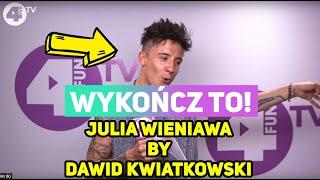 Dawid Kwiatkowski śpiewa piosenki Billie Eilish i Julii Wieniawy w 4FUN.TV! [WYKOŃCZ TO]