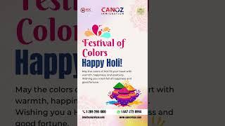 CanOz Visas wishes you a very Happy Holi | Holi Wishes 2024