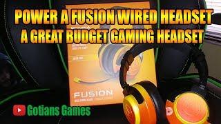 Fusion Wired Gaming Headset From PowerA Review! A Great Budget Headset