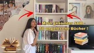 Mein gesamter SUB - 50 ungelesene Bücher ?! #booktube #sub #tbr  | Zerda 62