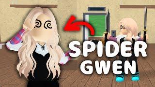 I Played as SPIDER-GWEN in MM2!