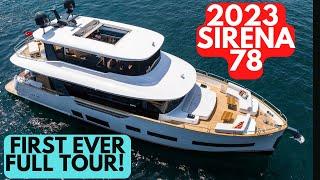 FIRST LOOK: Yacht Walkthrough Tour - 2023 Sirena Yachts 78 from Cannes Yachting Festival