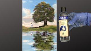 How I use Retarder In Acrylic Art. #539