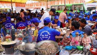 Amazing Chef Make Fast Delicious Food For Boat Racers - Lifestyle Of Villager In Water Festival 2024