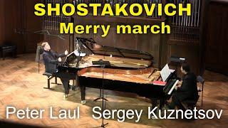 Shostakovich, Merry march for two pianos — Peter Laul and Sergey Kuznetsov