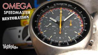 Restoration of a Omega Speedmaster Mark II Racing - Cal. 861 Service and Case Work - ASMR