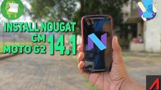 Moto G2 2014: How to Install Android Nougat 7.1 (CM 14.1)  (UNOFFICIAL)