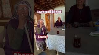 Köyde ananemin dünürü çay içmeye geldi #villagelife #food #koyvlog #village #köy #koyhayati #denizli