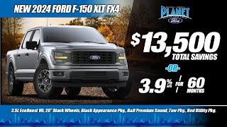 New 2024 Ford F-150 XLT FX4 Offer | $13,500 Savings -OR- 3.9% for 60m | Ford Dealer in Dallas, TX