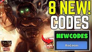 ️NOVEMBER CODES️ATTACK ON TITAN REVOLUTION ROBLOX CODES 2024 ATTACK ON TITAN CODES 2024