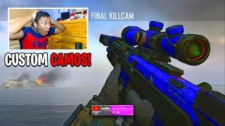 HITTING TRICKSHOTS WITH CUSTOM CAMOS ON CONSOLE BLACK OPS 2! (BO2 Trickshotting w/ 6 KILLCAMS!)