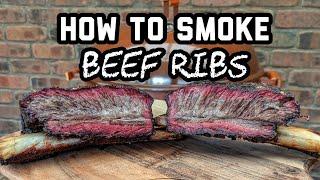 How to Smoke Beef Ribs in the Weber Kettle for Beginners