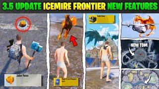 BGMI PUBG New 3.5 ICEMIRE FRONTIER Update Here! Jacket Potato,horse,Tdm,Release Date| Tips & Tricks