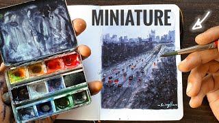 Why I Love Watercolor Miniatures so much? ~ Watercolor Timelapse Timelapse