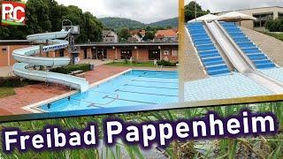 Freibad Pappenheim - Impressionen (alle Attraktionen: Becken, Rutsche, Liegewiese)  2020  4K GoPro