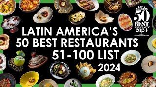 Latin America’s 50 Best Restaurants 2024: 51-100 Extended List