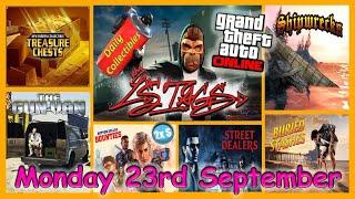 LS Tags Guide, Street Dealers, Gun Van, Shipwreck Location & more Monday Sept 23rd - GTA V Online