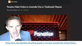 Fanatics stop all sales in Australia over a trademark dispute | Gerben IP