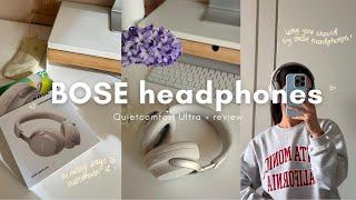  Bose QuietComfort Ultra headphones | aesthetic unboxing + review