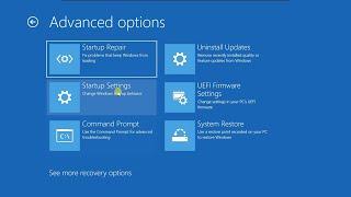 5 Ways to Access Advanced Startup Options Menu in Windows 10