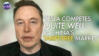 'Tesla competes quite well in China with no tariffs' Musk opposes Biden's 400% levies on Chinese EVs