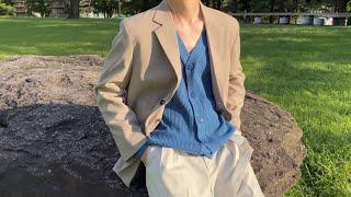 컬러감 너무 예쁜 신규 브랜드로 남자 가을 코디 