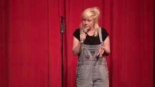 Lulu Popplewell  at the Chortle Student Comedy Award final 2018