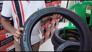 MRF Tyre 80/100/17 Tubeless Front Tyre for bike. Mob- 8017589792