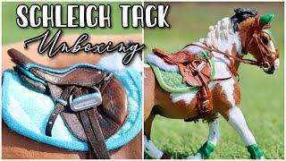 SCHLEICH TACK UNBOXING - English Tack Sets - Model Horses