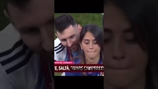 Messi & Antonelalove moments after world cup #viral #fyp #short #football #messi