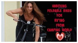 RV Item~ Foldable RV Bikes from Camping World for Our RV Travels