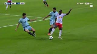 Incredible spin from Leipzig's Jean-Kévin Augustin in the Champions League