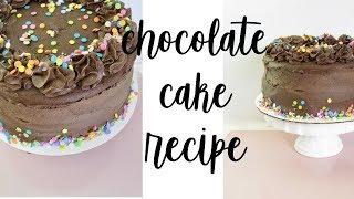 CHOCOLATE CAKE RECIPE | The Best Chocolate Cake | Very Cherry Cakes