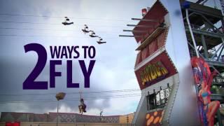 Fly SlotZilla, the World's Ultimate Zipline in Las Vegas