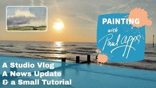 A Studio Vlog - A News Update - & A Small Tutorial,