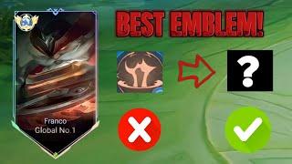 GLOBAL FRANCO BEST  EMBLEM SET 2023  (YOU MUST KNOW) #franco #fyp