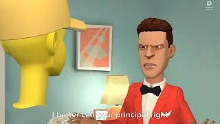Plotagon Laziness S12 E9: Klassic Gayloo Swaps His Report Card With Sand Bro's /Gounded